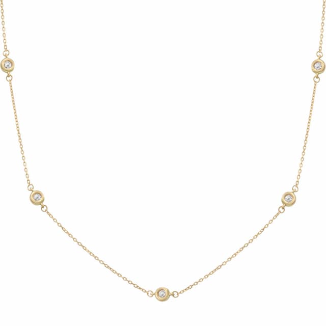 Imagen del productoGARGANTILLA ORO 18KL CHATONES - 4.50MM