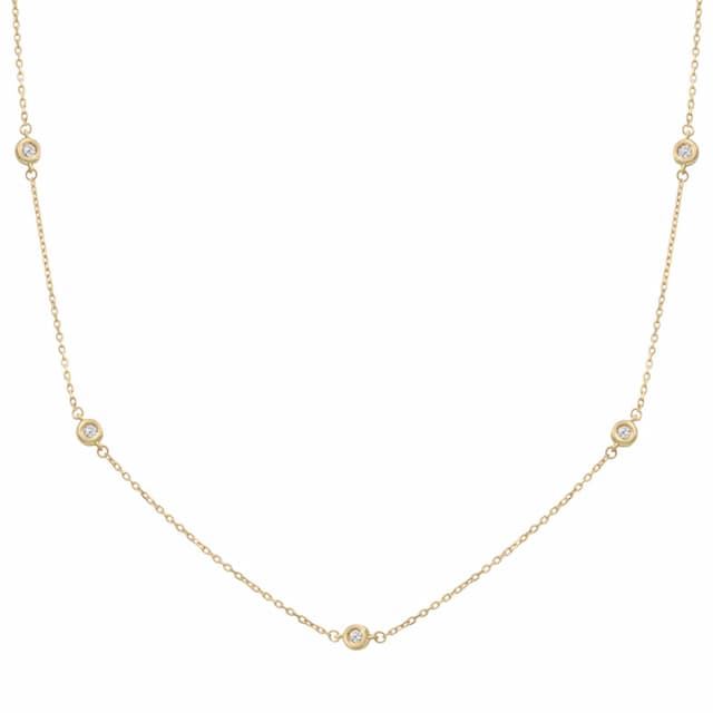 Imagen del productoGARGANTILLA ORO 18KL CHATONES - 3.50MM