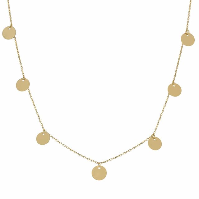 Imagen del productoGARGANTILLA ORO 18KL MINI CHARMS CIRCULOS