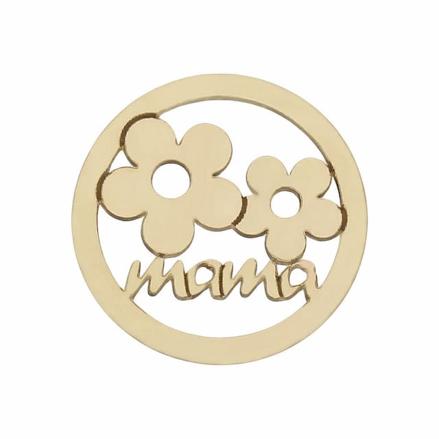 Imagen del productoMI HISTORIA - ABALORIO ORO 18KL MAMA FLORES