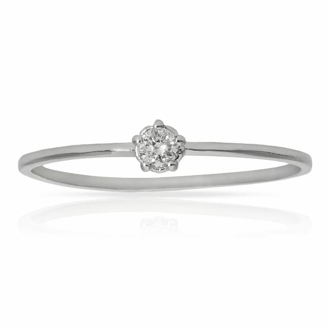 Imagen del productoSORTIJA ORO BLANCO 18KL DIAMANTE