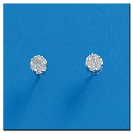 Imagen del productoPENDIENTES ORO BLANCO 18KL DIAMANTES
