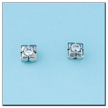 Imagen del productoPENDIENTES ORO BLANCO 18KL DIAMANTES