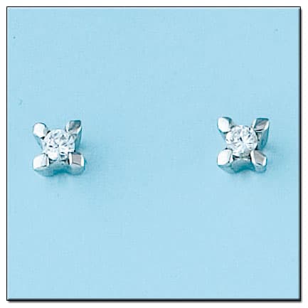 Imagen del productoPENDIENTES ORO BLANCO 18KL DIAMANTES