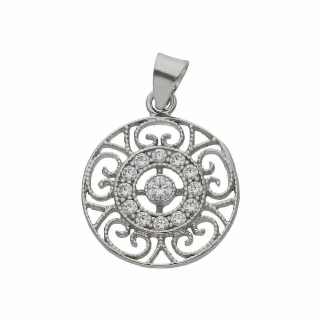 Imagen del productoCOLGANTE ORO BLANCO 18KL DIAMANTES