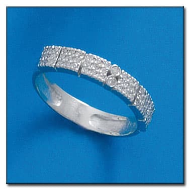 Imagen del producto SORTIJA ORO BLANCO 18KL DIAMANTES