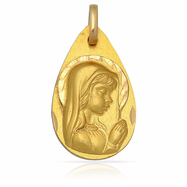 Imagen del productoMEDALLA ORO 18KL VIRGEN NIÑA - 13x22MM