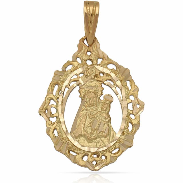 Imagen del productoMEDALLA ORO 18KL SANTA ANA- 20X28MM