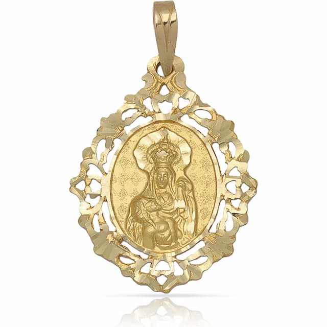 Imagen del producto MEDALLA ORO 18KL V. DE LA PIEDAD - 22x30MM