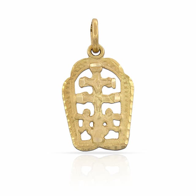 Imagen del producto CRUZ ORO 18KL DE CARAVACA - 14X21MM
