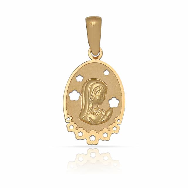 Imagen del productoMEDALLA ORO 18KL VIRGEN NIÑA - 11X18MM