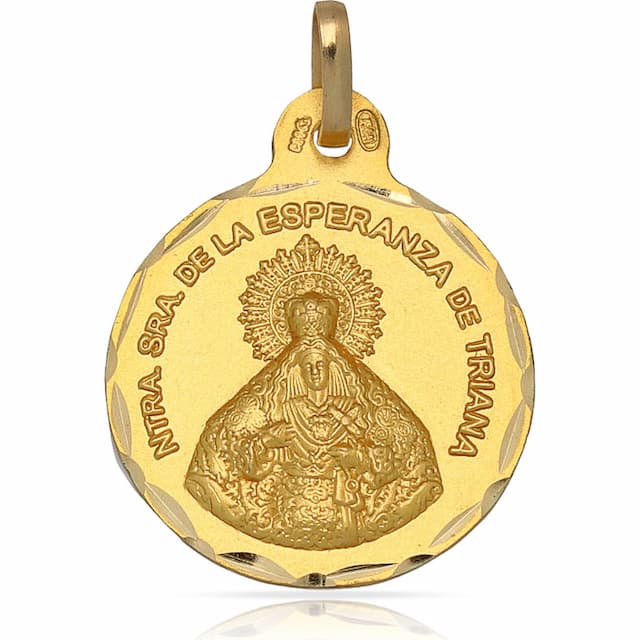 Imagen del producto MEDALLA ORO 18KL V. ESPERANZA TRIANA - 21MM