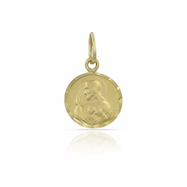 Imagen del productoMEDALLA ORO 18KL LENTEJA ESCAPULARIO - 8MM