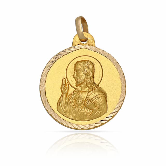 Imagen del productoMEDALLA ORO 18KL SAGRADO CORAZON - 20MM
