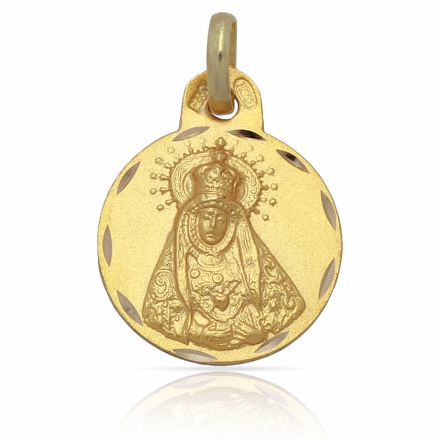 Imagen del productoMEDALLA VIRGEN DE LOS DOLORES ORO 18KL EN 18 MM