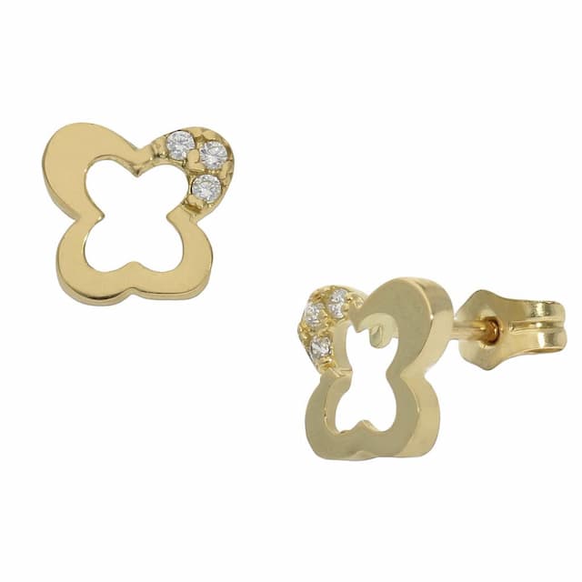 Imagen del productoPENDIENTES ORO 18KL MARIPOSA CIRCONITAS - 8X7MM