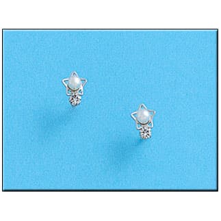 Imagen del productoPENDIENTES ORO BLANCO 18KL PERLAS