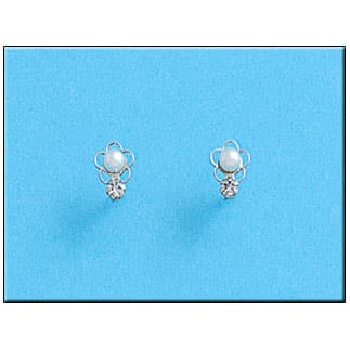 Imagen del productoPENDIENTES ORO BLANCO 18KL PERLAS