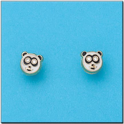 Imagen del productoPENDIENTES ORO 18KL OSO PANDA