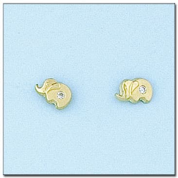 Imagen del productoPENDIENTES ORO 18KL ELEFANTE - 7x4.50MM