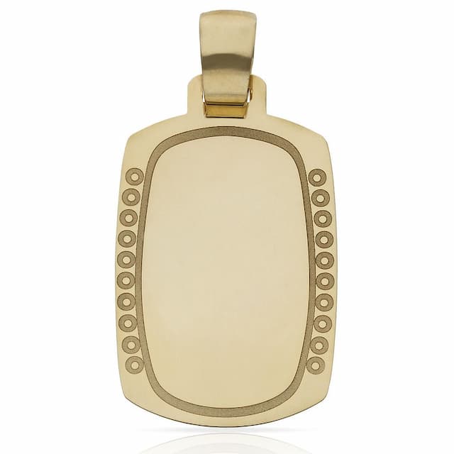 Imagen del productoPLACA ORO 18KL CIRCULO - 26X38MM