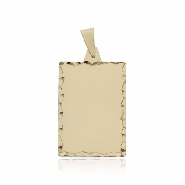 Imagen del productoPLACA ORO 18KL TALLADA - 21.5MMX30MM
