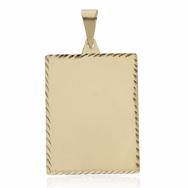 Imagen del productoPLACA ORO 18KL TALLADA - 22X34MM