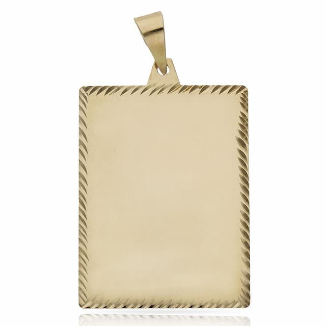Imagen del productoPLACA ORO 18KL TALLADA - 24X37MM