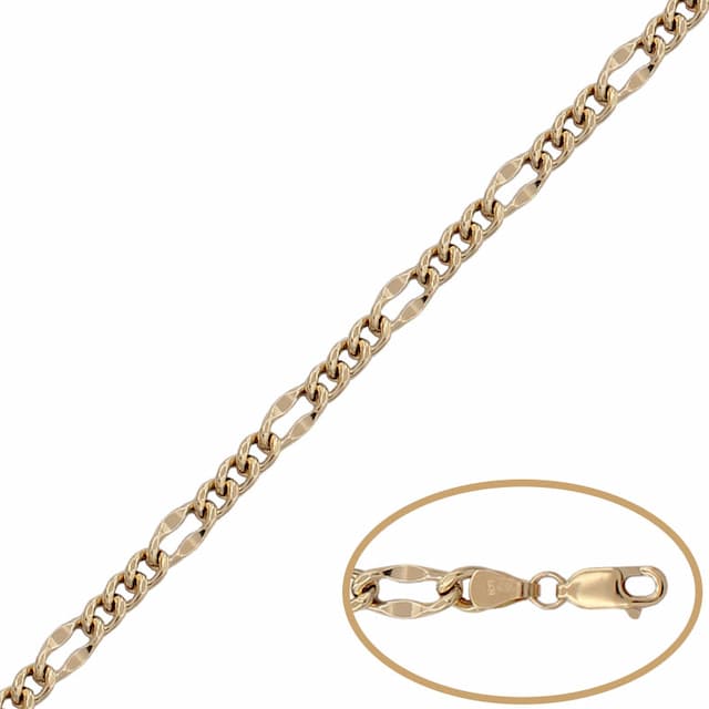 Imagen del productoPULSERA ORO 18KL HUECA 3x1 - 5MM