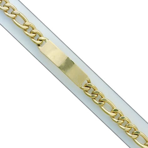 Imagen del productoPULSERA ORO 18KL HUECA 3X1 PLACA