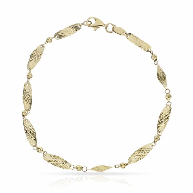 Imagen del productoPULSERA ORO 18KL TALLADA - 4MM