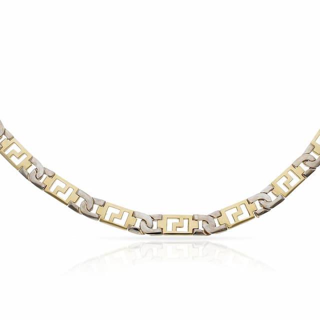 Imagen del productoPULSERA ORO 18KL FUNDIDA BICOLOR