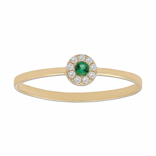 Imagen del producto SORTIJA ORO 18KL CRISOPAL VERDE
