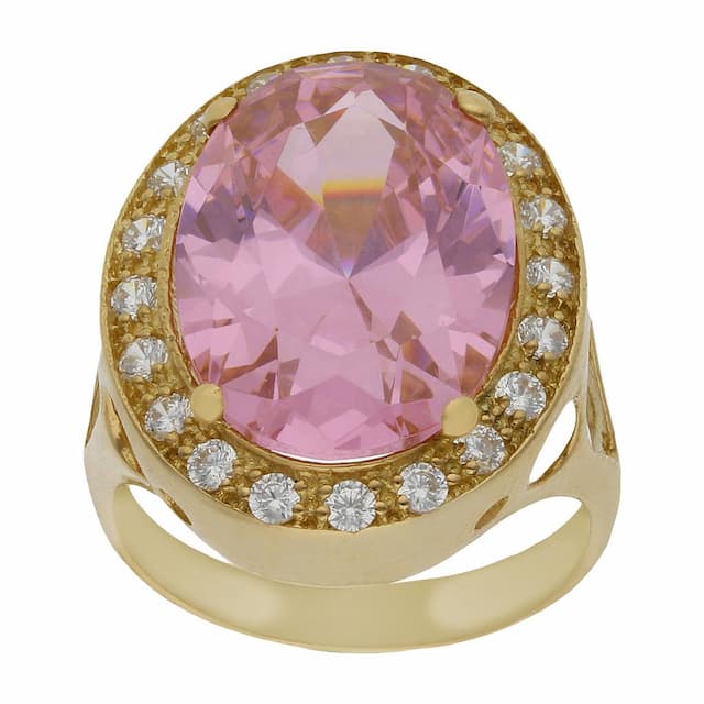 Imagen del productoSORTIJA ORO 18KL - PIEDRA ROSA