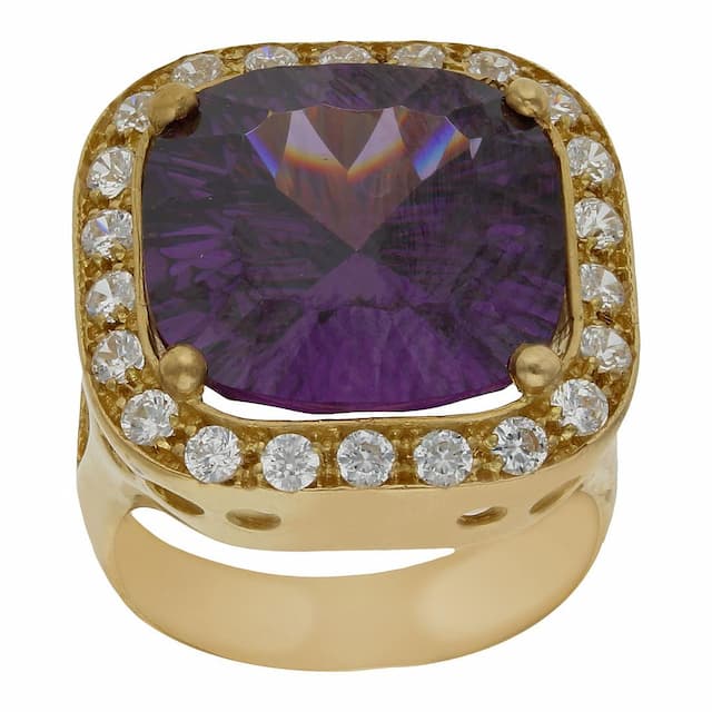 Imagen del productoSORTIJA ORO 18KL - PIEDRA VIOLETA