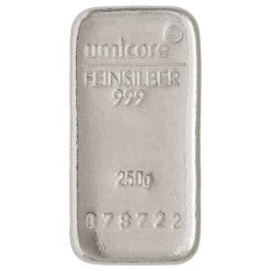 Imagen del productoSilver Bar 250g, various manufacturers