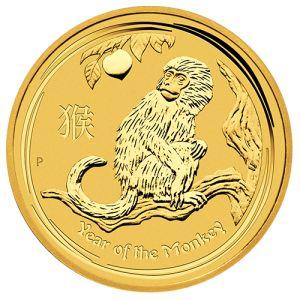 Imagen del producto1/10 oz Gold Coin Monkey 2016, Lunar Series II