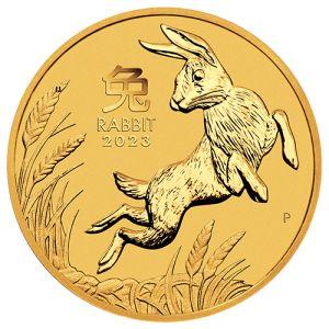 Imagen del producto1/10 oz Gold Coin Rabbit 2023, Lunar Series III