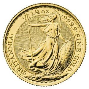 Imagen del producto1/4 oz Gold Britannia, backdated