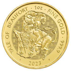 Imagen del producto1 oz Gold Yale of Beaufort, Royal Tudor Beasts Series 2023