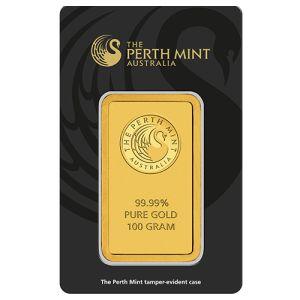 Imagen del producto100g Gold Bar Perth Mint