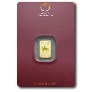 Imagen del producto1g Gold Kinebar Austrian Mint
