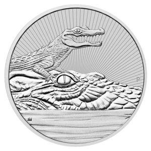 Imagen del producto2 oz Silver Coin Crocodile, Next Generation Series 2019