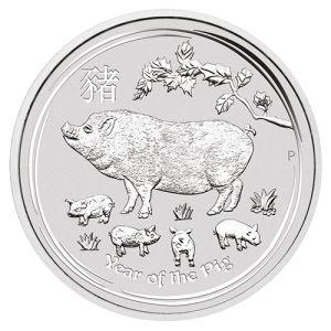 Imagen del producto2 oz Silver Coin Pig 2019, Lunar Series II