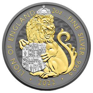 Imagen del producto2 oz Silver The Lion of England 2022, Art Color Collection
