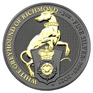 Imagen del producto2 oz Silver White Greyhound of Richmond 2021, Art Color Collection