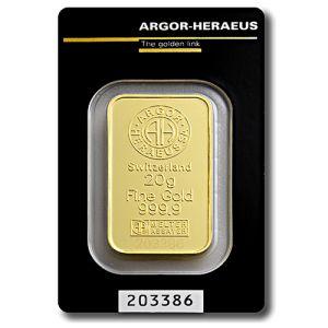 Imagen del producto20g Gold Bar Argor Heraeus