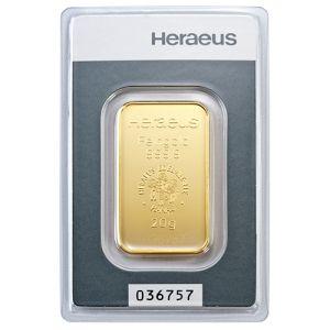 Imagen del producto20g Gold Bar Heraeus