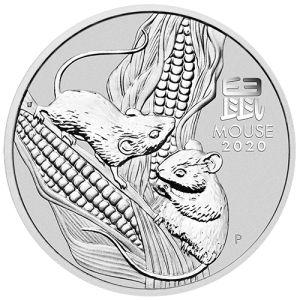 Imagen del producto5 oz Silver Coin Mouse 2020, Lunar Series III