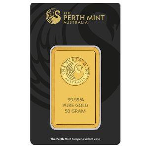 Imagen del producto50g Gold Bar Perth Mint